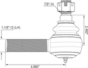 Tie Rod End LH (R230060)