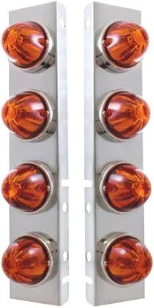 Phoenix Design Peterbilt 379X Front Breather Light Set - Amber Lens