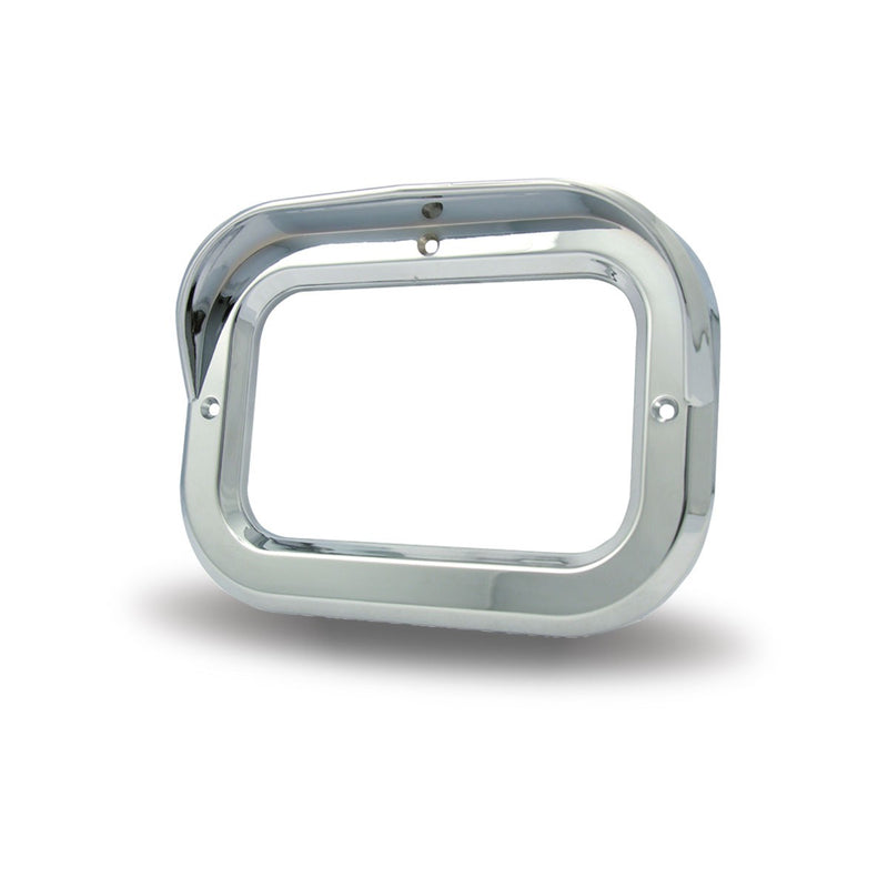 Trux Accessories Square Chrome Plastic Bezel - Visor