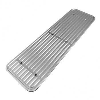 Iowa Customs 6" x 12" Chrome Rectangular Step Plate