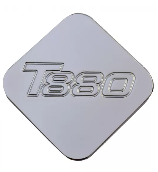 Custom Knobs Chrome Square Shaped Air Brake Knob - T880