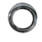 Trux Accessories 4" Chrome Twist-On Bezel - Visor