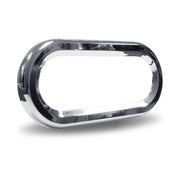 Trux Accessories TRUX Oval Chrome Plastic Bezel - TBEZ-OBCH4