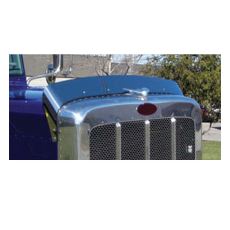 Peterbilt 389 Stainless Steel Bug Shield