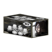 Trux Accessories TRUX Complete Chrome ABS Plastic Axle & Nut Cover Kit - THUB-C1