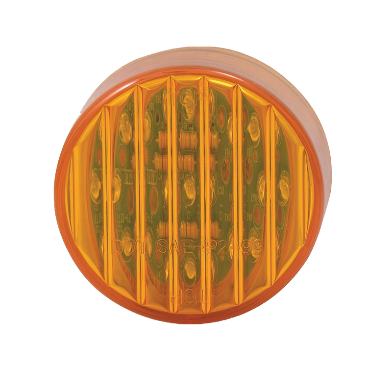 Trux Accessories 2" Amber Ribbed LED Marker Light