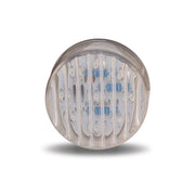 Trux Accessories 2" Round Clear Ribbed Red LED Light