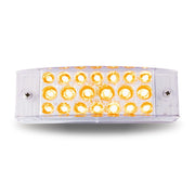 Trux Accessories 2in x 6in Clear Amber LED Trailer Light - Marker