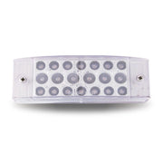 Trux Accessories 2in x 6in Clear Amber LED Trailer Light - Marker