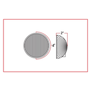 Trux Accessories 4" White Back-Up LED Light
