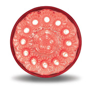 Trux Accessories 4" Clear Red Stop, Turn & Tail Super Diode LED Light