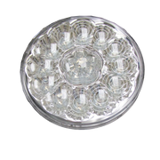 Trux Accessories 4" Clear Red Stop, Turn & Tail Super Diode LED Light