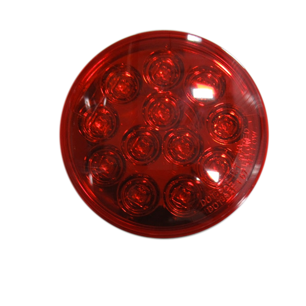 4" Mirror Red Stop, Turn & Tail Light LED 12 Diodes (Trux Accessories)