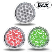 Trux Accessories Trux 4" Flanged Dual Revolution LED Light - Red/Green