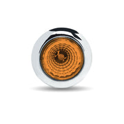 Trux Accessories TRUX Mini Button Clear Amber LED with Reflector & Silicone Locking Ring (1 Diode) - TLED-B1CA