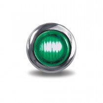 Trux Accessories TRUX 3/4" Button Dual Revolution LED Light - Amber/Green - TLED-BX3AG