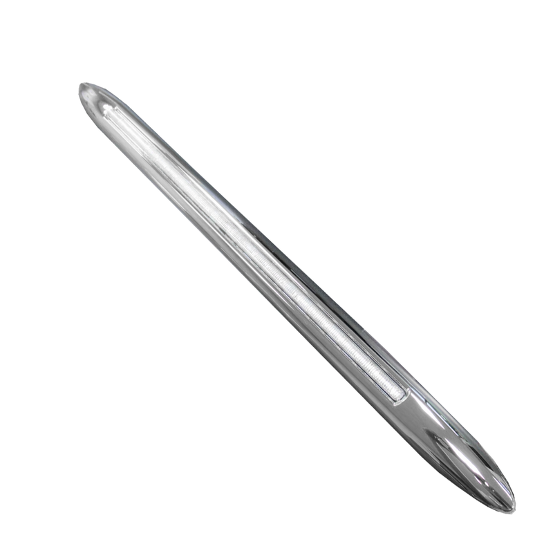 Trux Accessories Slim Marker 17" Flatiline Clear Red LED