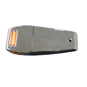 Trux Accessories Clear Amber Marker Square LED CAB Light w/ Housing