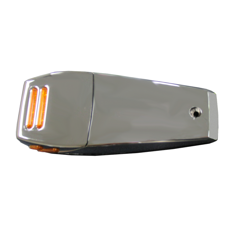 Trux Accessories Clear Amber Marker Square LED CAB Light w/ Housing