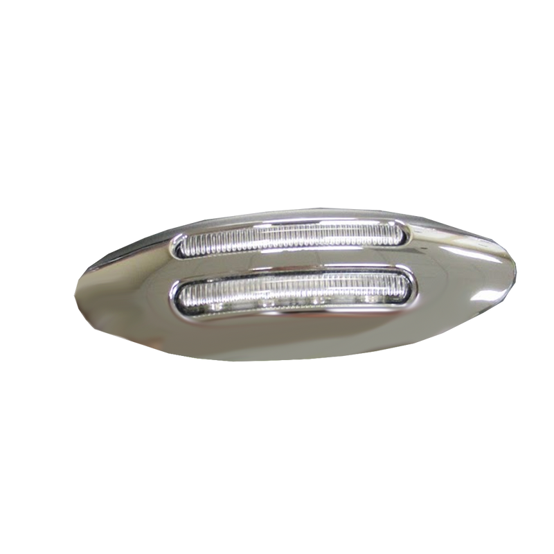 Trux Accessories TRUX Flatline Clear Amber Mini LED Marker Light (8 Diodes) - TLED-FG3CA