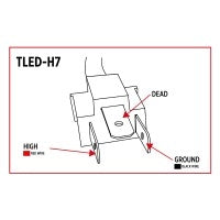 Trux Accessories TRUX 4"x6" High Beam LED Headlight - TLED-H7