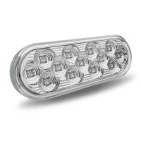 Trux Accessories TRUX White Back-Up Mirror LED Oval Light (13 Diodes) - TLED-OBMW