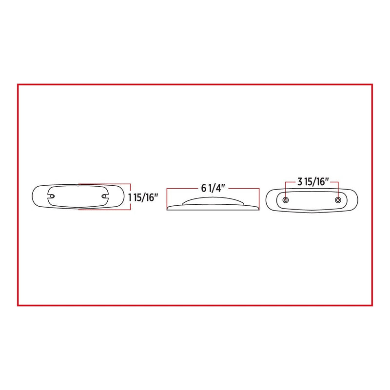 Trux Accessories Peterbilt Amber Marker LED Light