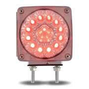 Trux Accessories Clear Amber / Clear Red Turn Signal & Marker Double Face LED Fender Light - Driver Side - Double Post