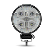 Trux Accessories Round High Powered Combo LED Worklight with Amber Strobe