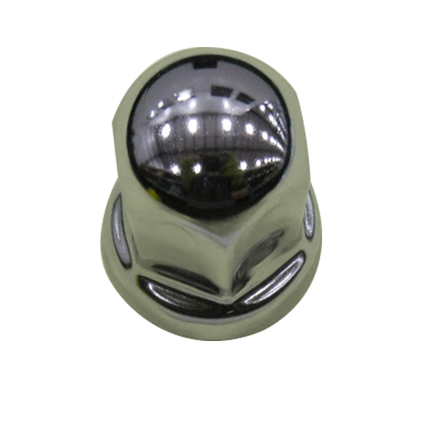 Trux Accessories Nut Cover Chrome Metal 33mm with Flange