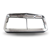 Trux Accessories TRUX Universal Rectangular Flatline Headlight Bezel - Clear Amber - TU-1029