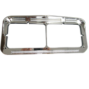 Trux Accessories TRUX Universal Rectangular Flatline Headlight Bezel - Clear Amber - TU-1029