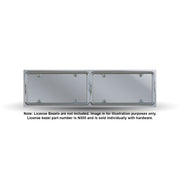 Universal Double License Plate Holder
