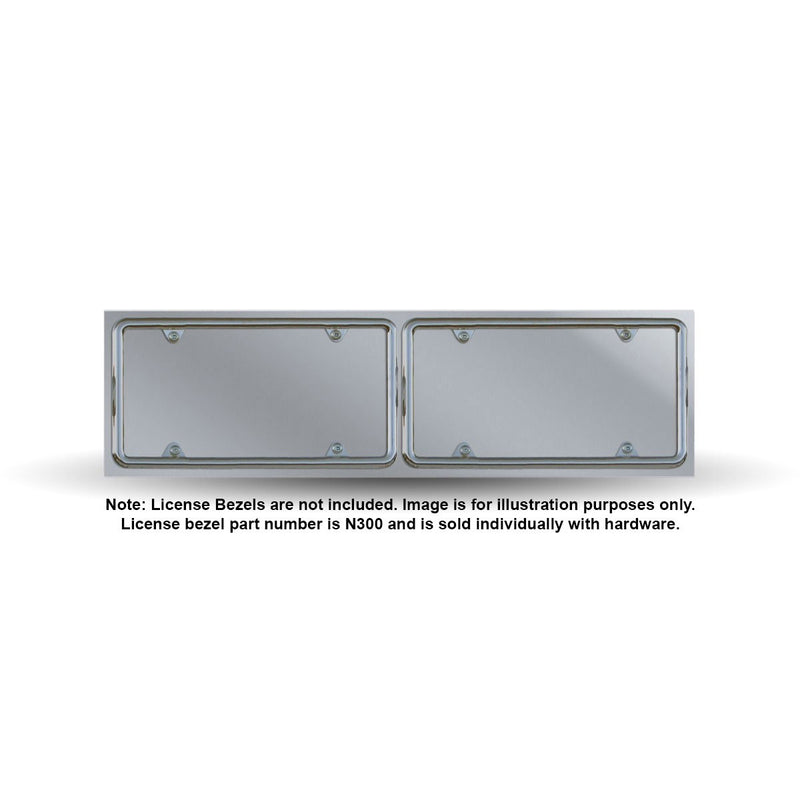 Universal Double License Plate Holder
