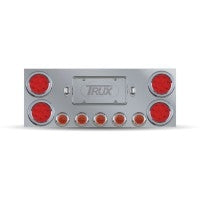 Trux Accessories Center Light Panel With Red Lights
