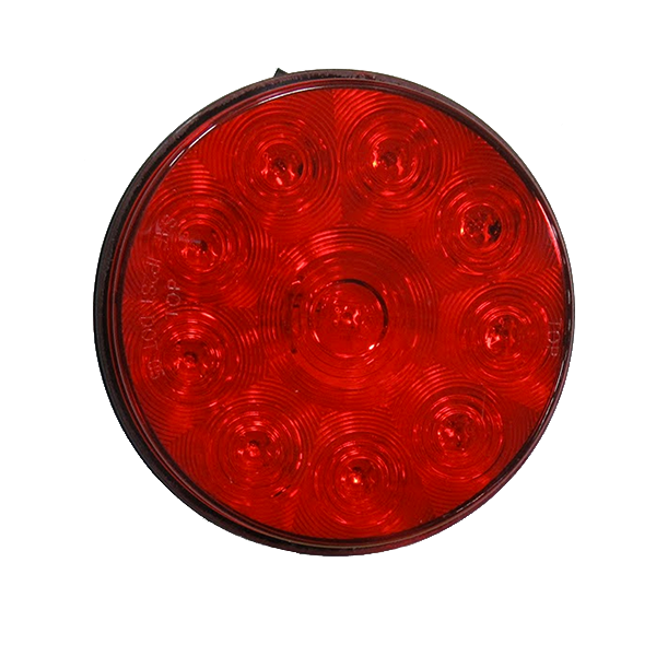 United Pacific 4in Clear Red LED Light