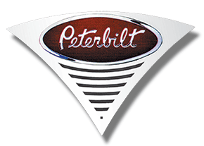 Valley Chrome Peterbilt Hood Emblem Accent - Chevron