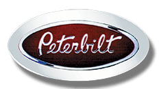 Valley Chrome Peterbilt Oval Hood Emblem Accent