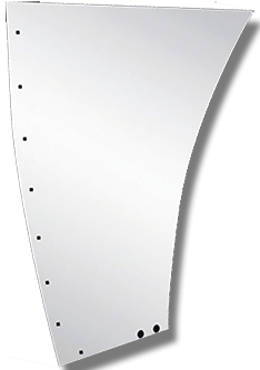 Valley Chrome Peterbilt 389 Lower Hood Panel (2007+)