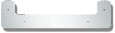 Valley Chrome Universal 24" Mud Flap Weight - "U" Shape